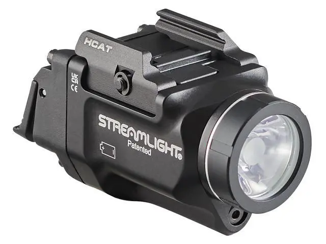 Alt view image 7 of 7 - 69479 TLR-8 HL-X G sub USB 1000-Lumen Weapon Rail-Mounted Rechargeable Tactical Flashlight with Integrated Green Aiming Laser for Springfield Armory Hellcat Only, Black