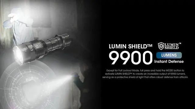 Alt view image 6 of 7 - TM9K Pro 9900 Lumen High Lumen Tactical Flashlight, Fast-Charging USB-C for Search and Rescue