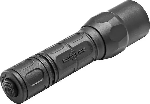 Alt view image 3 of 7 - Handheld LED Flashlight - G2X Pro 600 Lumens 8,700 Candela - Black | G2X Pro Dual Output Hybrid Beam LED Flashlight w/ Click Tailcap Switch - Mil-Spec Hard Anodized IPX7 Black