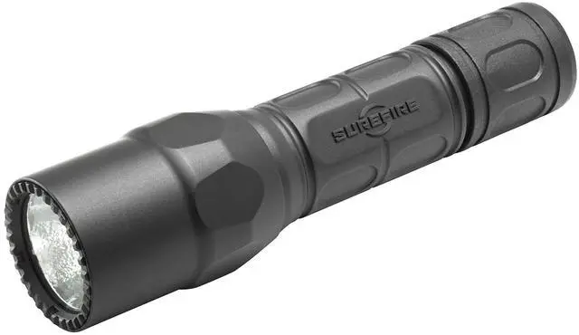 Main image of Handheld LED Flashlight - G2X Pro 600 Lumens 8,700 Candela - Black | G2X Pro Dual Output Hybrid Beam LED Flashlight w/ Click Tailcap Switch - Mil-Spec Hard Anodized IPX7 Black