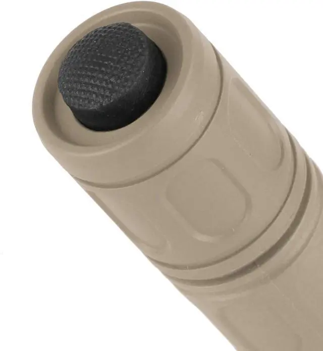 Alt view image 3 of 4 - Handheld LED Flashlight - G2X Pro 600 Lumens 8,700 Candela - Tan | G2X Pro Dual Output Hybrid Beam LED Flashlight w/ Click Tailcap Switch - Mil-Spec Hard Anodized IPX7