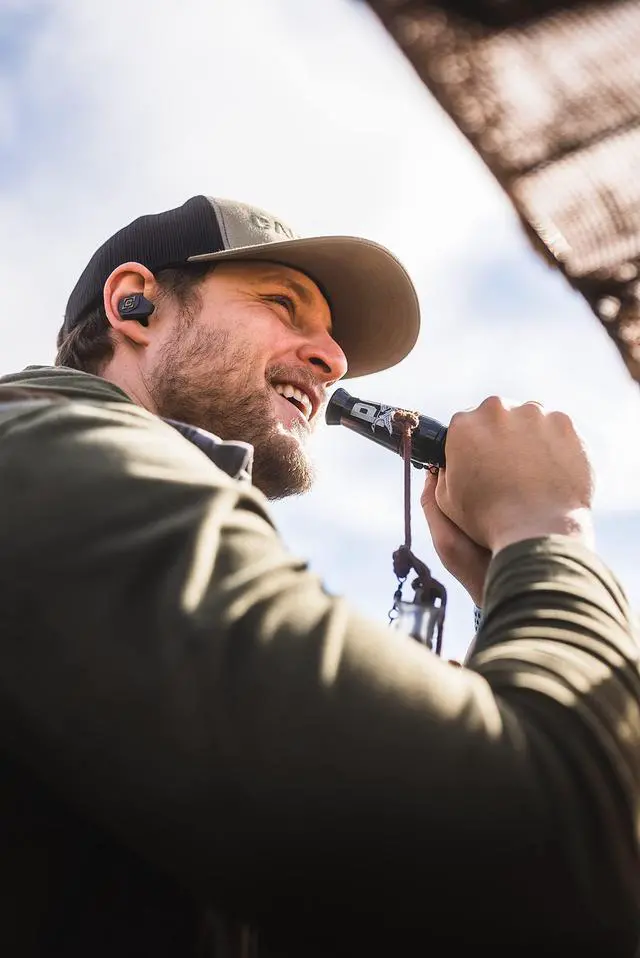 Alt view image 7 of 7 - E-MAX Shadows Pro Electronic Hearing Protection with Ambient Sound Amplification, Bluetooth, Rechargeable Case, For Shooting and Range