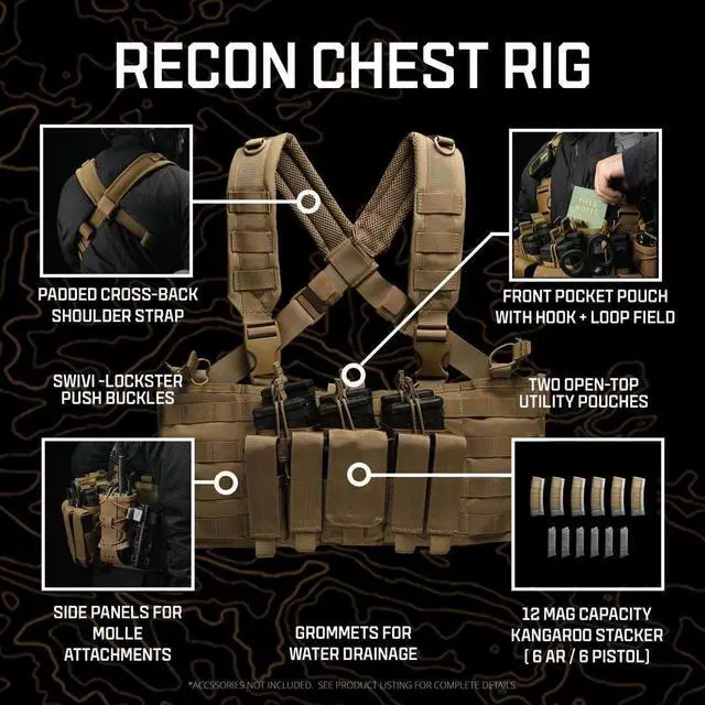 Alt view image 6 of 6 - Recon Chest Rig
