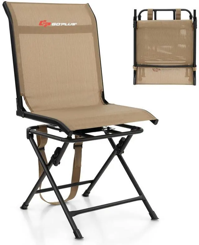 Main image of Hunting Chair, 360° Swivel Hunting Blind Chair with Carrying Strap, 330LBS Capacity, Folding Silent Deer Hunting Chair, Portable Ground Blind Chair for Fishing Camping, No Assembly