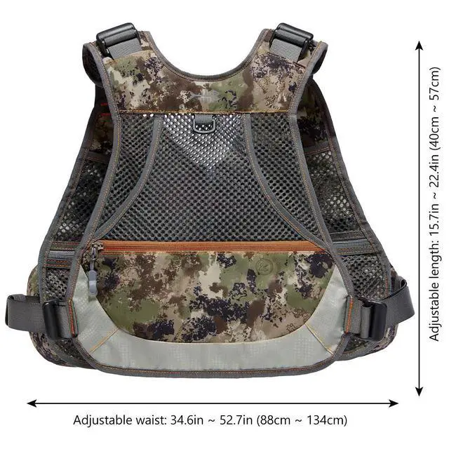 Alt view image 3 of 7 - Youths Kids Fly Fishing Vest for Adjustable Size with Multiple Pockets Trout Bass Fishing Gear FV09