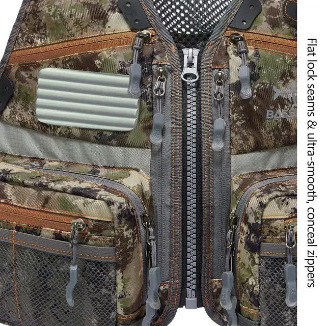 Alt view image 6 of 7 - Youths Kids Fly Fishing Vest for Adjustable Size with Multiple Pockets Trout Bass Fishing Gear FV09