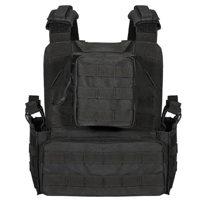 Alt view image 3 of 3 - Outdoor Tactical Vest Airsof Vest for Men