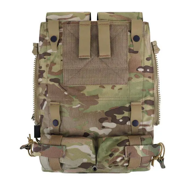 Alt view image 2 of 7 - Tactical Modular Zip On Backpack for Vest JPC2.0 CPC AVS Zipper Molle Back Panel (MC)