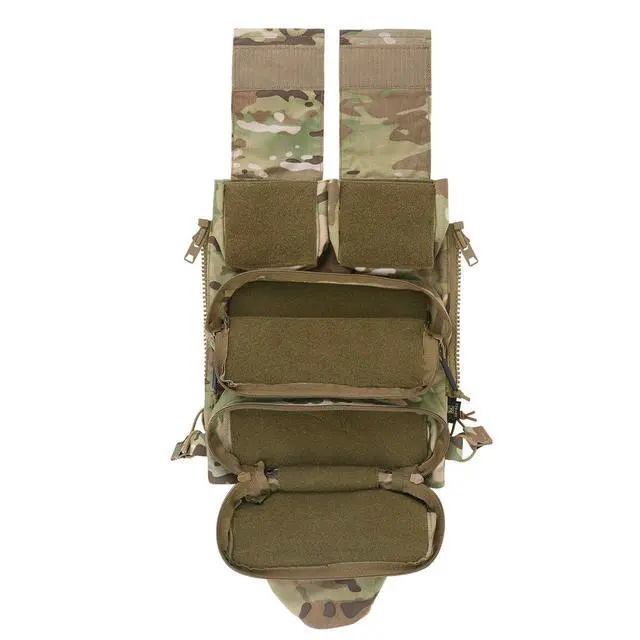 Alt view image 3 of 7 - Tactical Modular Zip On Backpack for Vest JPC2.0 CPC AVS Zipper Molle Back Panel (MC)