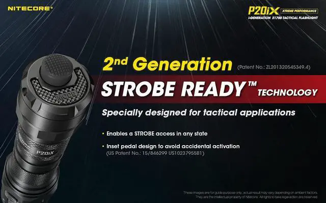 Alt view image 4 of 7 - Value Bundle P20iX USB-C Type-C USB LED Flashlight - 4000 Lumen - w/Premium Accessories- 2X Extra NL2150HPi and Eco-Sensa Belt Holster