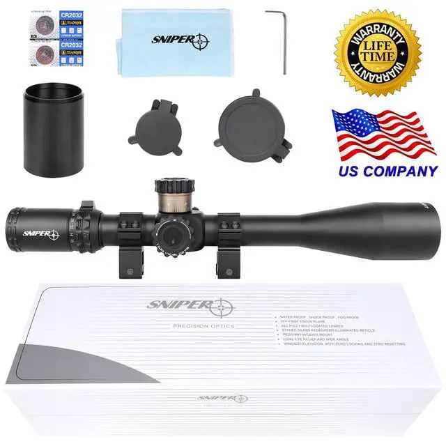 Alt view image 6 of 7 - Rifle Scope 5.9-39X56 35mm First Focal Plane Riflescope, Long Range Rifle Scope MOA Reticle (VT5.9-39X56FFP)