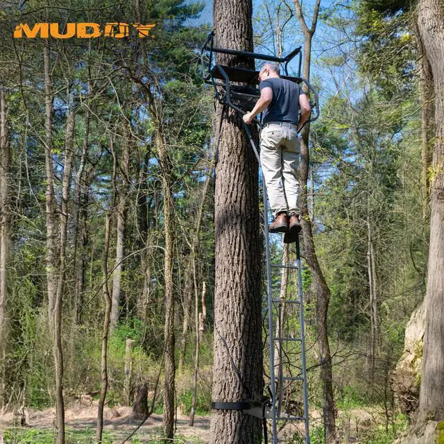 Alt view image 5 of 6 - Hunting Ladderstand Tree Stand Installation Hoist Kit with 25 Foot Heavy Duty Winch Strap, Solid Steel Winch, and Pully System