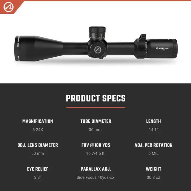 Alt view image 5 of 7 - Forerunner 6-24x50 FFP Rifle Scope