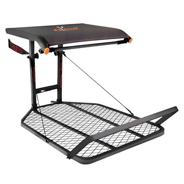Main image of Captain XC 1-Person Hang-On Treestand with Flex-Tek Seat, Supports Up to 300 Lbs - Adjustable Tree Stand with Platform and Safety Harness for Shooting and Hunting Deer