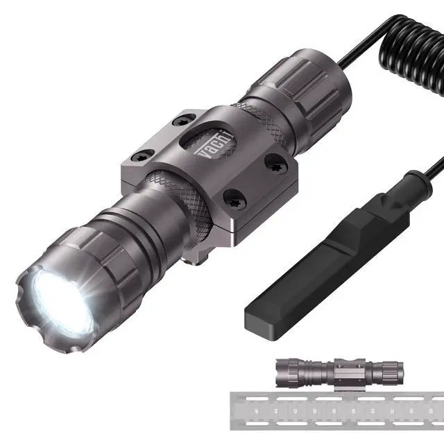 Main image of FL22 Light M Lock Flashlight 1200 Lumens IP65 Waterproof LED Rail Mounted Tactical Flashlight with Pressure Switch (Nickel)