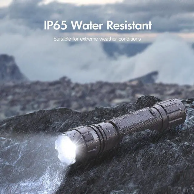 Alt view image 5 of 7 - FL22 Light M Lock Flashlight 1200 Lumens IP65 Waterproof LED Rail Mounted Tactical Flashlight with Pressure Switch (Nickel)