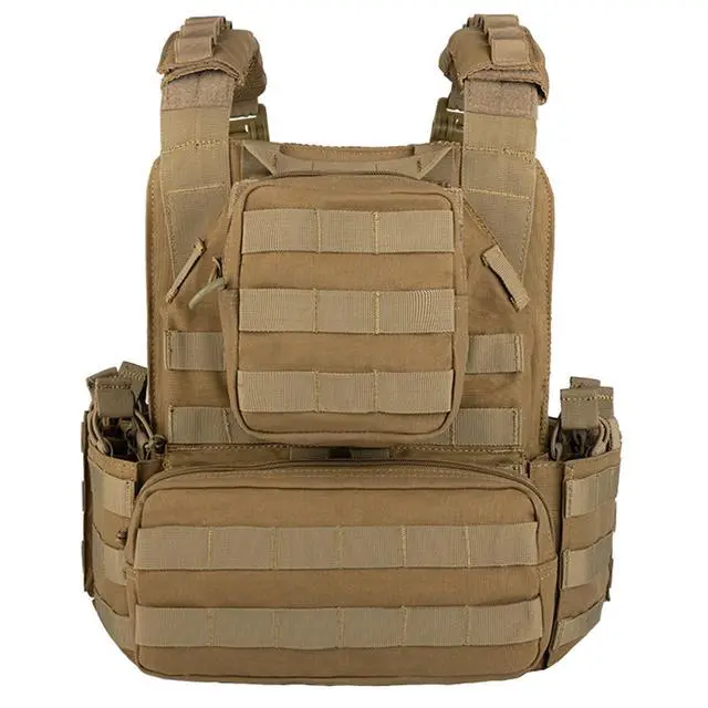 Alt view image 3 of 3 - Camo Tactical Outdoor Carrier Vest