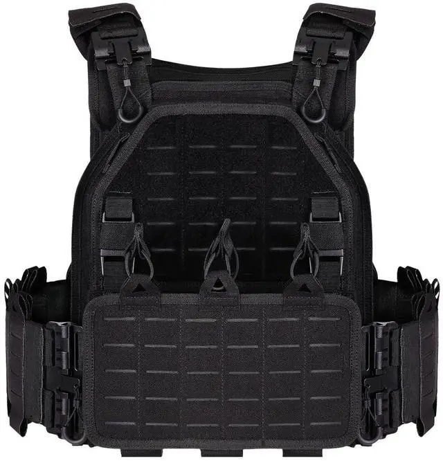 Main image of Tactical Vest for Men Quick Release Laser-Cutting Modular Vest for Outdoor