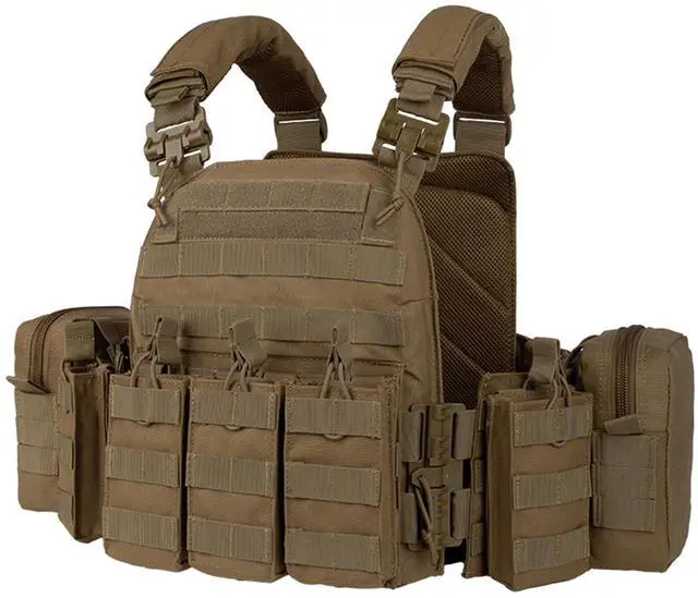 Main image of Tactical Outdoor Vest Quick Release Adjustable Hunting Vest with PALS Molle System