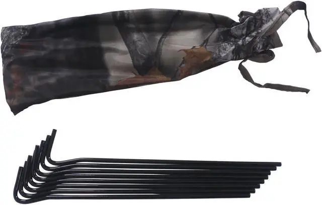 Alt view image 5 of 6 - Two-Tall Extra Tall Hunting Blind with Carrying Bag, 2-3 Person Pop Up Ground Blinds 270 Degree, Portable Hunting Tent for Deer & Turkey Hunting