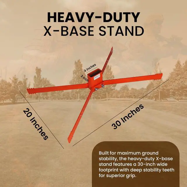 Alt view image 4 of 7 - RangeTime AR500 Steel Shooting Target Stand System 12x20 1/2" IPSC Target Silhouette Plate, 2x4 Target Stand & Lok Mount, Heavy Duty Shooting Targets Stand for Rifle & Pistol Range Practice USA Made
