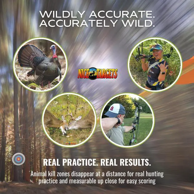 Alt view image 7 of 7 - Rabbit Archery Target 11.25" x 14.25" Photorealistic Life Size Plastic Animal Target Practice, Bow Targets for Archery Training, Hunting Targets with Vanishing Vital Zones, Made in USA