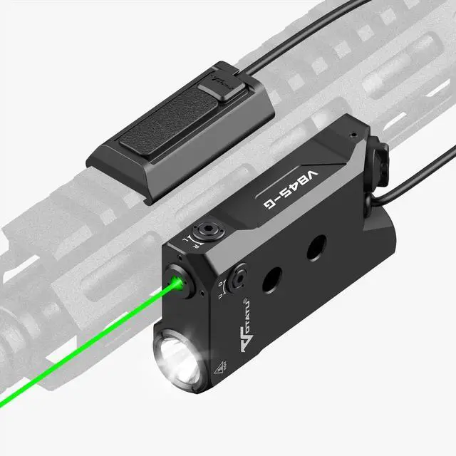 Main image of V845 Green Laser/Light Combo Compatible with M-LOK Picatinny Rail, 2000 Lumens LED Flashlight and Laser Sight with Pressure Switch for Rifle and Carbine