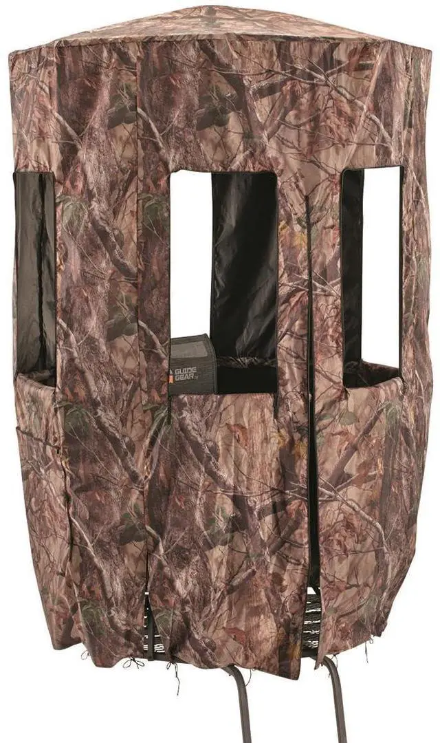 Main image of Full Blind Enclosure 20' Tripod Hunting Deer Stand Cover, Camo
