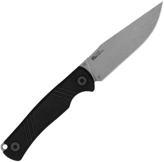 Alt view image 2 of 7 - Pack Mule Fixed Blade Field Knife, 3.9 inch N690 Steel Blade, Working Finish, Clip Point, Includes Kydex Sheath, Made in the USA