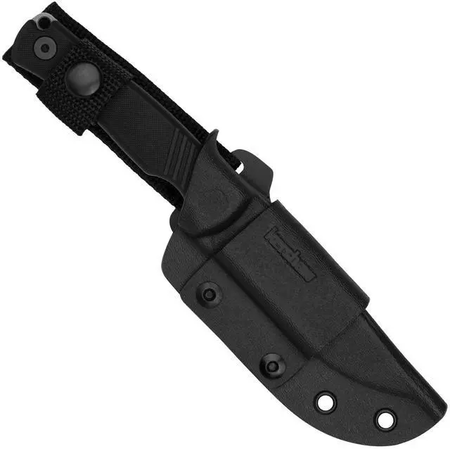 Alt view image 3 of 7 - Pack Mule Fixed Blade Field Knife, 3.9 inch N690 Steel Blade, Working Finish, Clip Point, Includes Kydex Sheath, Made in the USA