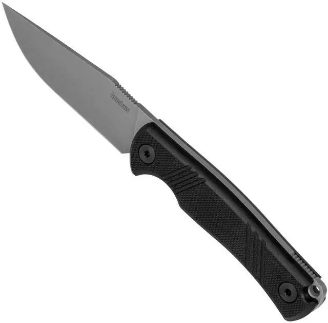 Alt view image 4 of 7 - Pack Mule Fixed Blade Field Knife, 3.9 inch N690 Steel Blade, Working Finish, Clip Point, Includes Kydex Sheath, Made in the USA