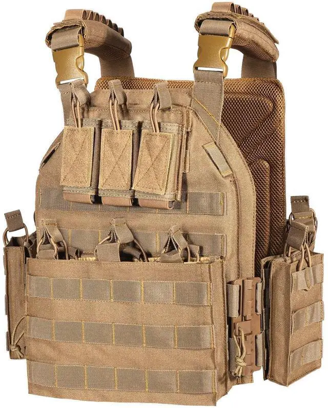 Main image of 1000D Tactical Vest for Men Quick Release Modular Vest Adjustable Vest Outdoor