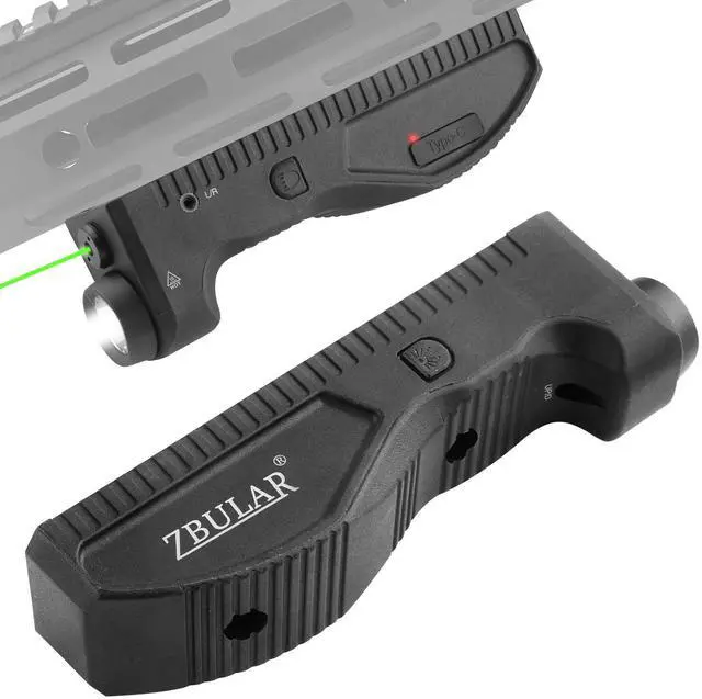 Main image of 1650 Lumens Strobe Function,Light Laser Combo Compatible with M-Lok Rail Surface, Tactical Flashlight and Laser Sight,High Real Lumen,USB-C Rechargeable IIIA Class Laser Power Output 5mW