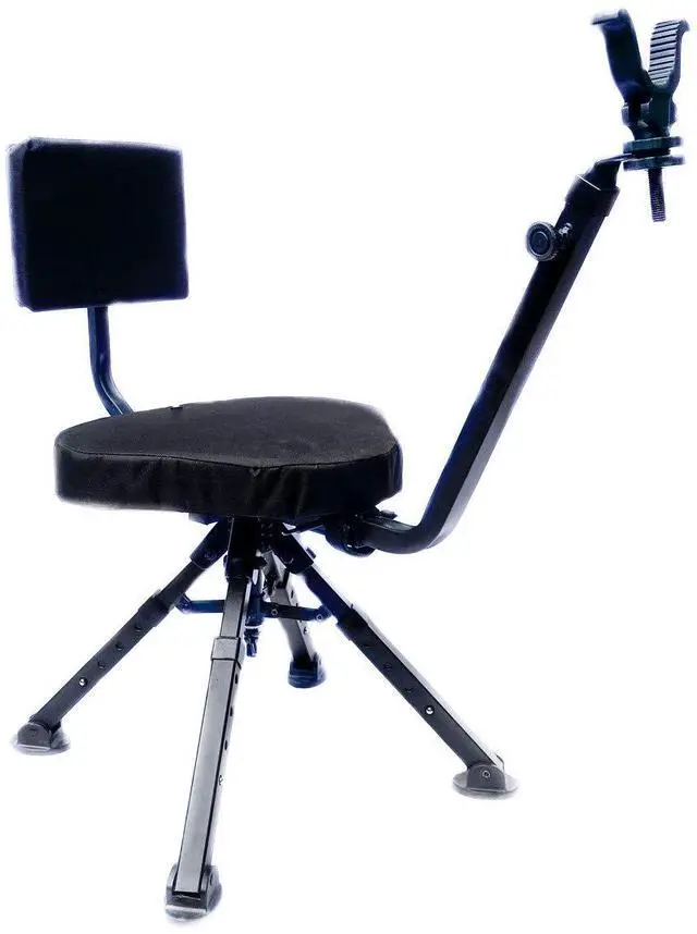 Main image of Ultimate Comfort Hunting Chair - Lightweight, Portable, Durable with Adjustable Backrest & Quiet Gun Rest - Turkey Hunting Chair - Fits Most Stocks