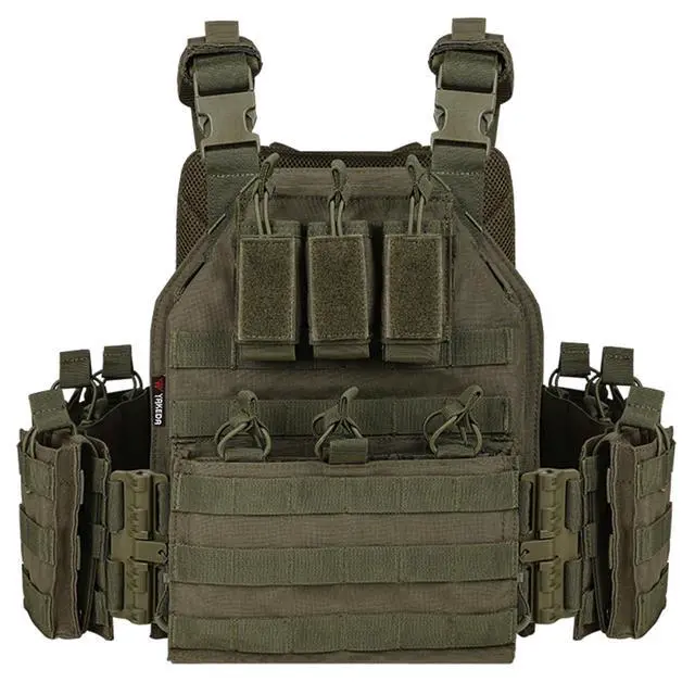 Alt view image 2 of 3 - 1000D Tactical Vest for Men Quick Release Modular Vest Adjustable Vest Outdoor