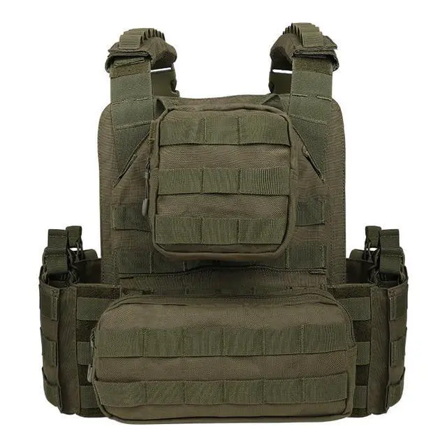 Alt view image 3 of 3 - 1000D Tactical Vest for Men Quick Release Modular Vest Adjustable Vest Outdoor