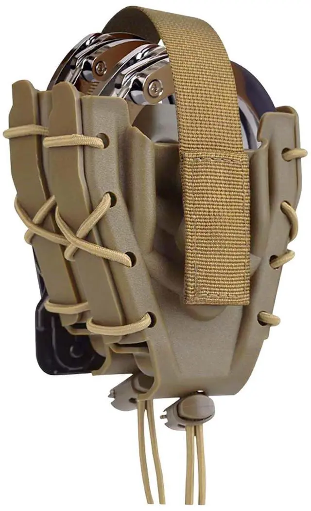 Main image of Double Handcuff Holster, Open Top Handcuff Case, Law Enforcement Cuff Pouch for Duty Belt/MOLLE Tactical Vest