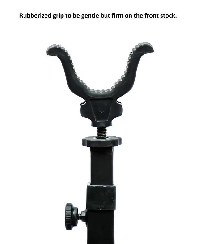 Alt view image 6 of 7 - Ultimate Comfort Hunting Chair - Lightweight, Portable, Durable with Adjustable Backrest & Quiet Gun Rest - Turkey Hunting Chair - Fits Most Stocks