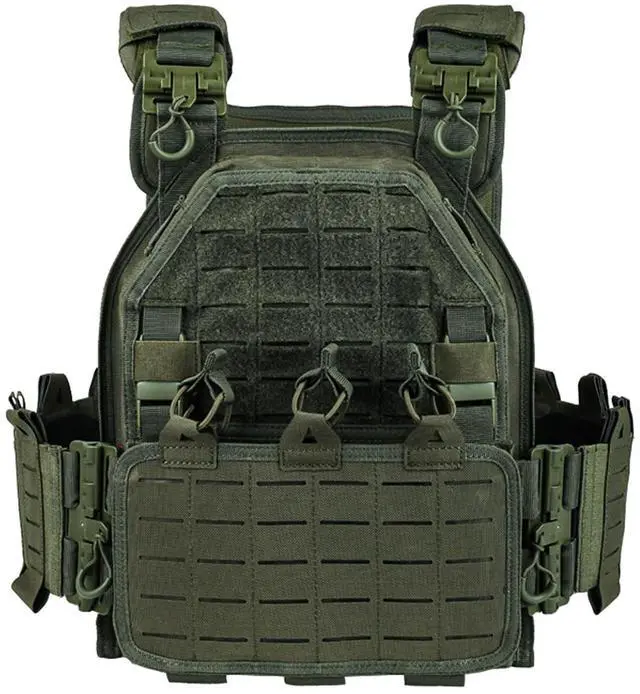 Main image of YAY YAKEDA Quick Release Tactical Laser-Cutting Vest Multicam Lightweight Vest