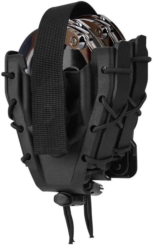 Main image of Double Handcuff Holster, Open Top Handcuff Case, Law Enforcement Cuff Pouch for Duty Belt/MOLLE Tactical Vest