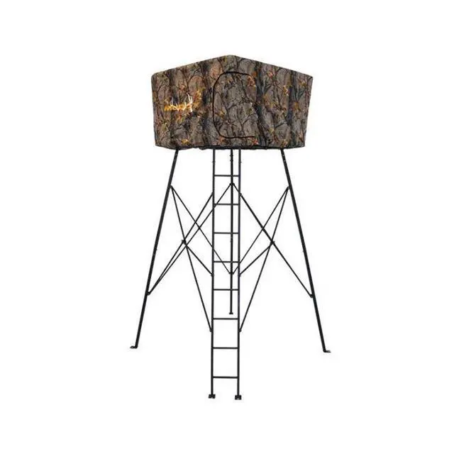 Alt view image 2 of 4 - Quad Blind Kit Hunting Gear, Hunting Accessory with 360 Coverage & Zipper Entrance, Epic Camo