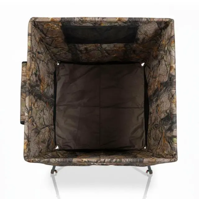 Alt view image 3 of 4 - Quad Blind Kit Hunting Gear, Hunting Accessory with 360 Coverage & Zipper Entrance, Epic Camo