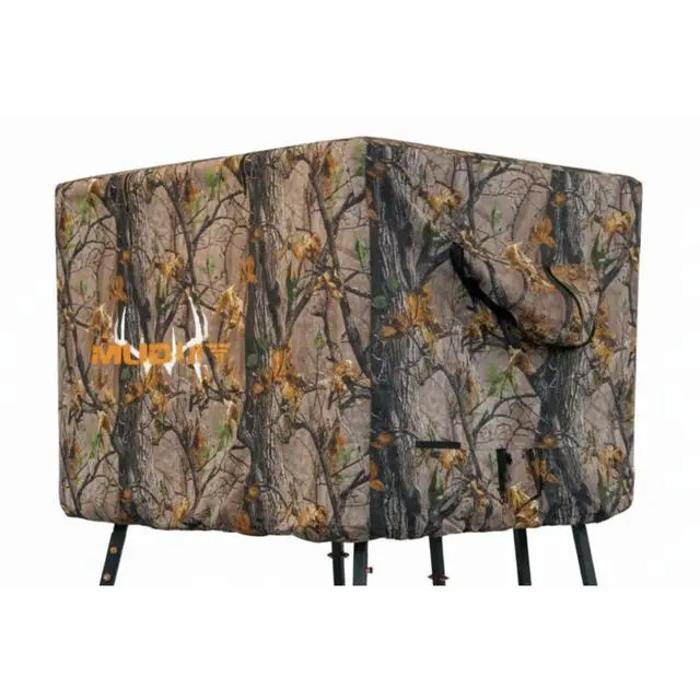 Alt view image 4 of 4 - Quad Blind Kit Hunting Gear, Hunting Accessory with 360 Coverage & Zipper Entrance, Epic Camo