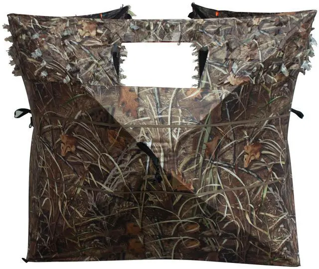 Main image of Pop Up 3 Sided Ground Blind for Deer Duck Turkey Hunting, Portable Quick Setup Lightweight 3 Panels Deer Hunting Blind