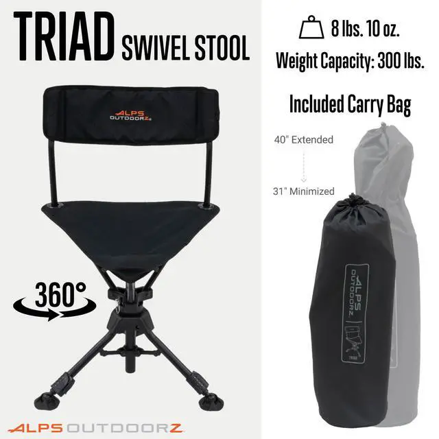 Alt view image 4 of 7 - Triad Swivel Stool