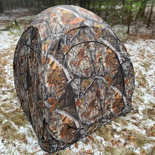 Alt view image 6 of 6 - Run & Gun Series 1-3 Pereson Pop-Up Ground Blind, Hunting Bilnd for Deer, Turkey Duck Hunting, Bow Hunting