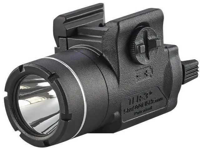 Main image of 69220 TLR-3 170-Lumen Lightweight, Compact Weapon Mounted Tactical Light with Rail Locating Keys, Black