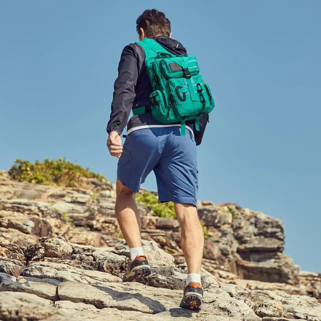 Alt view image 7 of 7 - Large Tactical EDC Sling Bag, Adjustable Holder Backpack for Men | 900D Polyester Durable & Water Resistant, Size: 12.9 * 13.8 * 5.9 Inches, Y strap Tactical storage, Outdoor, Multi Pockets