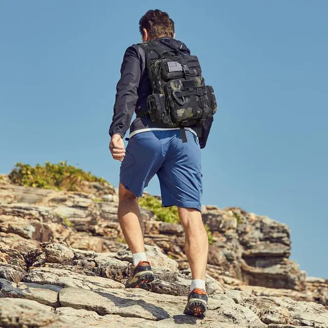 Alt view image 7 of 7 - Large Tactical EDC Sling Bag, Adjustable Holder Backpack for Men | 900D Polyester Durable & Water Resistant, Size: 12.9 * 13.8 * 5.9 Inches, Y strap Tactical storage, Outdoor, Multi Pockets