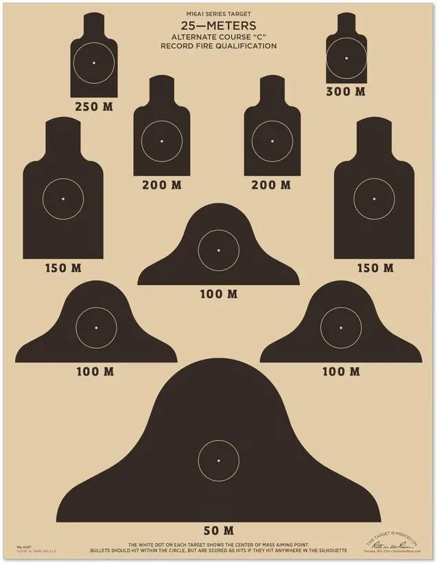 Main image of Weatherproof Diamond Pattern MOA Precision Distance Shooting Targets, 11" x 17", 25 Sheet Pack (No. TGMOALR-D)